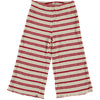 VOLPI RED STRIPED TRICOT PANTS