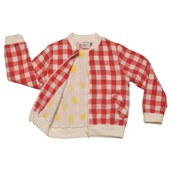 NAVE RED SQUARES JACKET